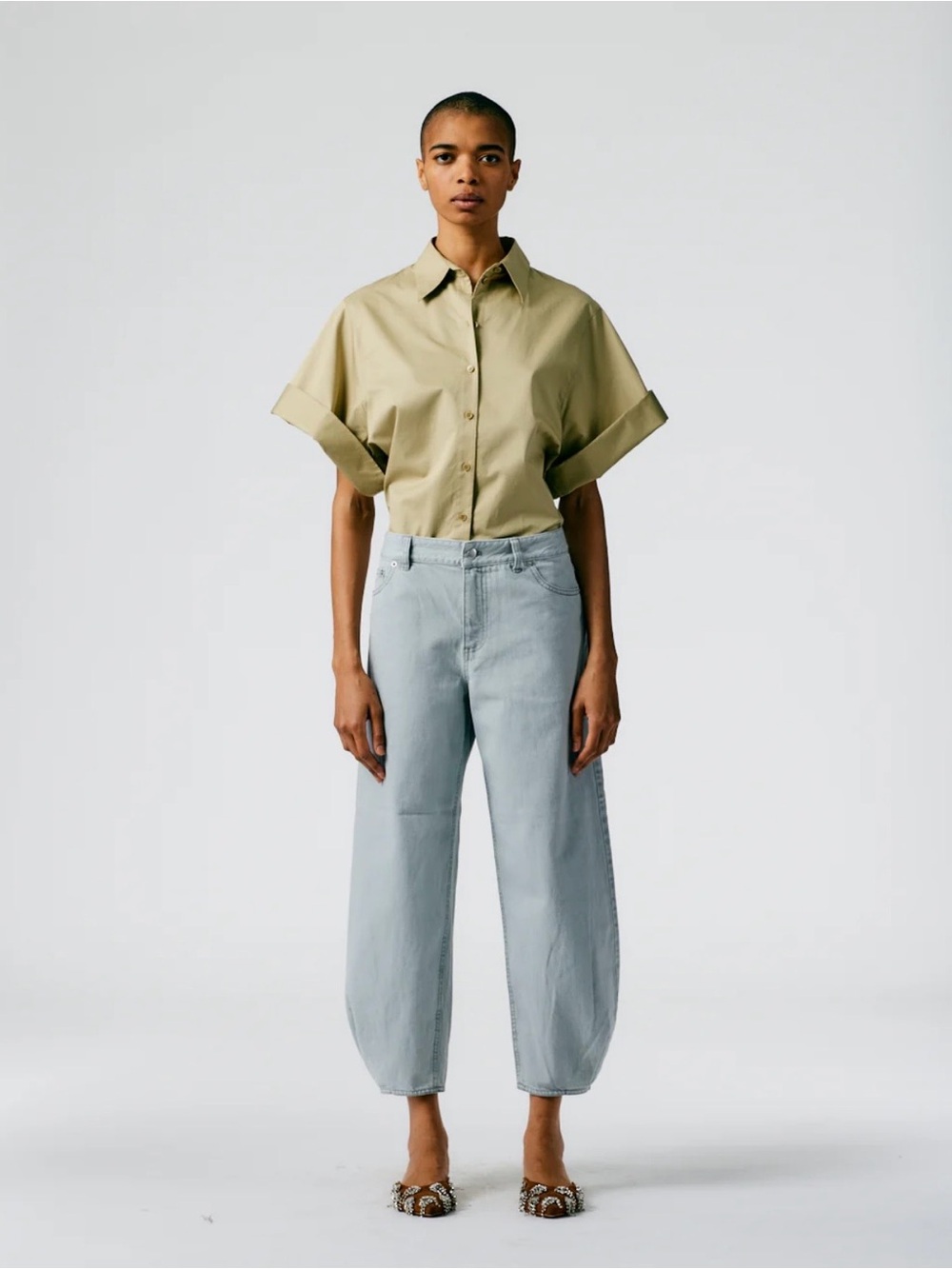 Tibi | Grey Denim Brancusi Jean - Regular | Size 26
